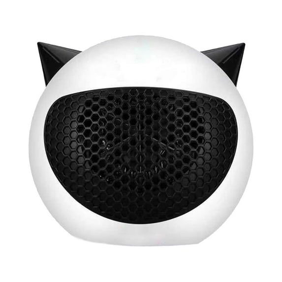 EUDIDV Portable Room Heater Household Desktop Heater , Hot Heater, Cartoons Warmer, Super Wind Speeds, 600W Overheat Protection, Suitable For Home Office, Bedroom,Gift Choice Electric Heater