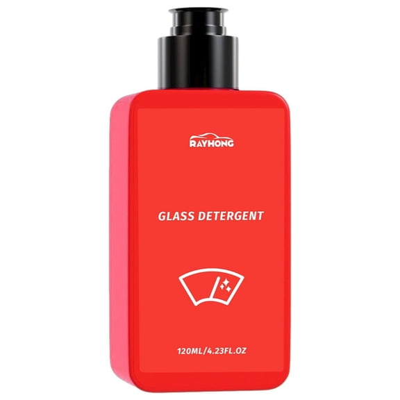 EUDIDV Powerful Glass Cleaner Car Glass Degreasing Film Cleaner Front Windshield Removes Oil Film Oil Stain Cleaning Agent Window Degreasing Film Cream 120ml Automotive Window Cleaner