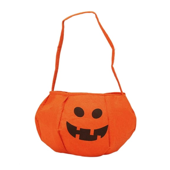 EUDIDV Pumpkin Bucket Candy Bucket Halloween Pumpkin Candy Bucket Pumpkin Bags Halloween Pumpkin Bucket Snack Basket Bag