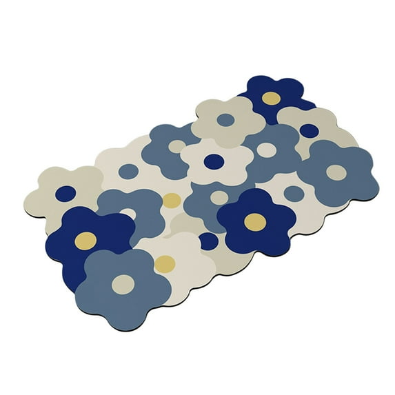 EUDIDV Quick-Dry Carpet Absorbent Bathroom Bath Mat Shower Rug Quick Drying Bath Mats Kitchen Entrance Doormats Home Floormat Bathtub Carpet Water-Absorbing Rug