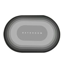 EUDIDV Quick-Dry Carpet Diatomite Soft Rubber Absorbent Mats Bathroom Floor Mats Soft Diatomite Non-slip Bathroom Foot Mats Bathroom Toilet Mats Water-Absorbing Rug