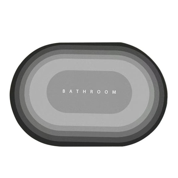 EUDIDV Quick-Dry Carpet Diatomite Soft Rubber Absorbent Mats Bathroom Floor Mats Soft Diatomite Non-slip Bathroom Foot Mats Bathroom Toilet Mats Water-Absorbing Rug