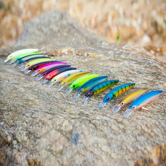 EUDIDV Realistic Animal Fishing Lures​; Set Bait, Fake Bait, Sequined Soft Bait, Cocked Mouth Bait Set;Durable Fishing Lures​