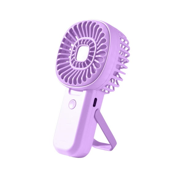 EUDIDV Rechargeable Handheld Fan Handheld Turbo Fan USB Rechargeable Silent Student Dormitory Office Portable Wind Turbine Fan Portable Handheld Fan