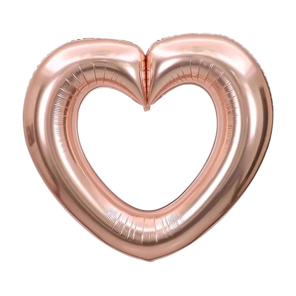 EUDIDV Romantic Presents 33 Inch Large Hollow Love Balloons Valentine's Day Birthday Party Decoration Shooting Props Bright Surfaces Can Be Connected In Series Valentine's Decor