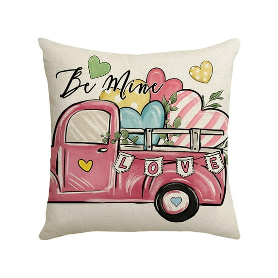 EUDIDV Romantic Presents New Valentine's Day For Girlfriend Pillow Love Cushion Home Printing Pillow Set Sofa Bedside Cushion Valentine's Decor