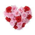 thumbnail image 1 of EUDIDV Romantic Presents Valentine's Day Love Wall Hanging Decoration Supplies Red Simulated Rose Hanging Decoration Scene Arrangement Flower Wreath Valentine's Decor, 1 of 7