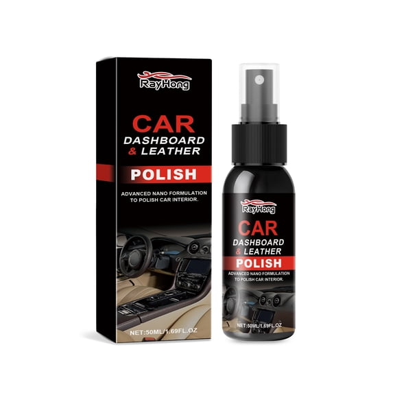 EUDIDV Scratch Remover Car Dashboard Instrument Panel Car Interior Cleaning Polishing Coating Real Leather Seat Maintenance And Care Agent 50ml Surface Restoration Agent