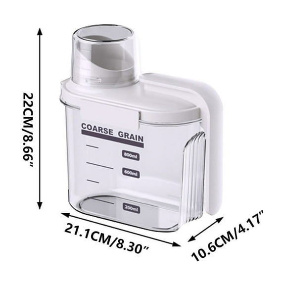 EUDIDV Sealed Freshness Sealed Jar New Kitchen Grain And Miscellaneous Grain Jar Insect Proof -proof Sealed Jar Transparent Fresh-keeping Box Miscellaneous Grain Kitchen Storage Jar