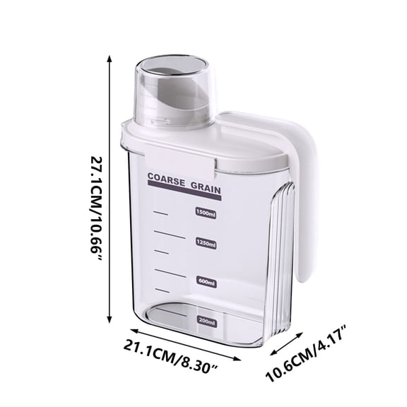 EUDIDV Sealed Freshness Sealed Jar New Kitchen Grain And Miscellaneous Grain Jar Insect Proof -proof Sealed Jar Transparent Fresh-keeping Box Miscellaneous Grain Kitchen Storage Jar