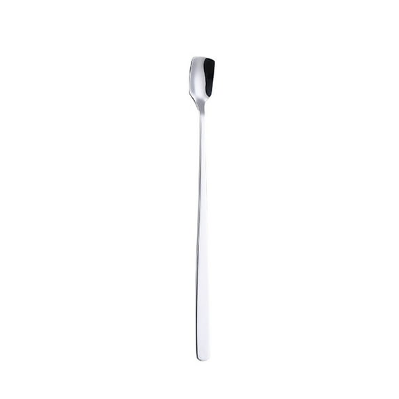EUDIDV Serving Spoons Stainless Steel Stir Spoons Coffee Tea Spoon Flatware Drinking Tools Mixing Spoons Kitchen Spoons