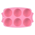 thumbnail image 1 of EUDIDV Silicone Bundt Cake Mold 6 Even Semi Sphere Cake Baking DIY Fondant Chocolate Cake Decoration Tools Kitchen Baking Tools Cake Molds Mini, 1 of 1
