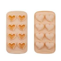 EUDIDV Silicone Bundt Cake Mold Heart-shaped DIY Summer Ice Tray Ice Tray Cake Cake Molds Mini