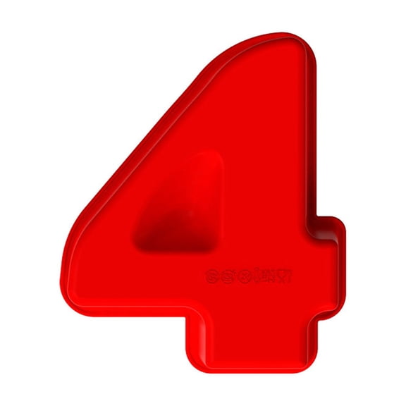 EUDIDV Silicone Bundt Cake Mold Large 0-9 Number Cake Tin Mould Birthday Party Baking Tool Cake Molds Mini