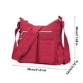 thumbnail image 1 of EUDIDV Sling Bag,Crossbody Bag Nylon Cloth Bag Multi Compartment Medium Bag Middle Aged Casual Shoulder Bag,Crossbody Bag,Small Backpack, 1 of 3