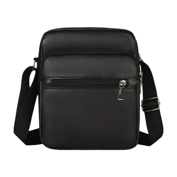 EUDIDV Sling Bag,Men's Artificial Leather Bag Shoulder Bag Casual Business Messenger Bag Small Crossbody Backpack,Crossbody Bag,Small Backpack