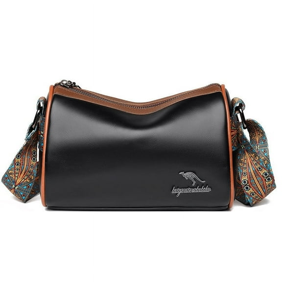 EUDIDV Sling Bag,Soft Leather Texture Crossbody Bag Fashionable And Color Women's Bag Trend Retro Casual Shoulder Bag,Crossbody Bag,Small Backpack