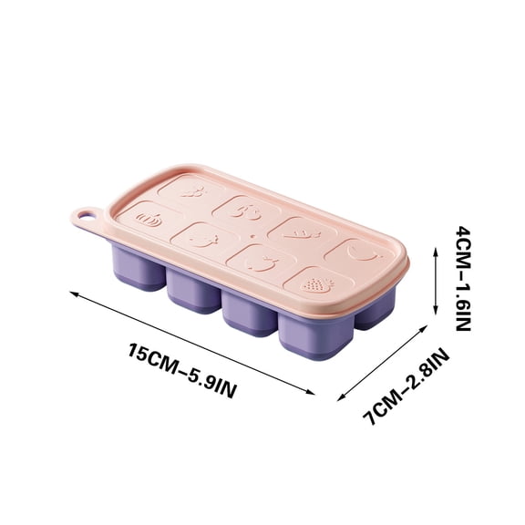EUDIDV Soft Bottom Easy To Disassemble And Form Ice Box Self-made Ice Box;Ice Cube Tray; Ice Lattice Mold