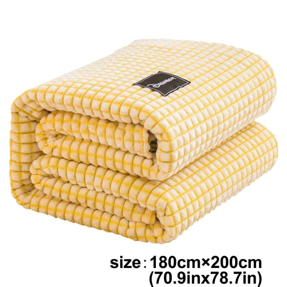 EUDIDV Soft Snuggle Blanket Soft And Skin-friendly Blankets Milk Fleece Blankets Thicken Warm Siesta Coral Fleece Blankets Warmth Wrapped