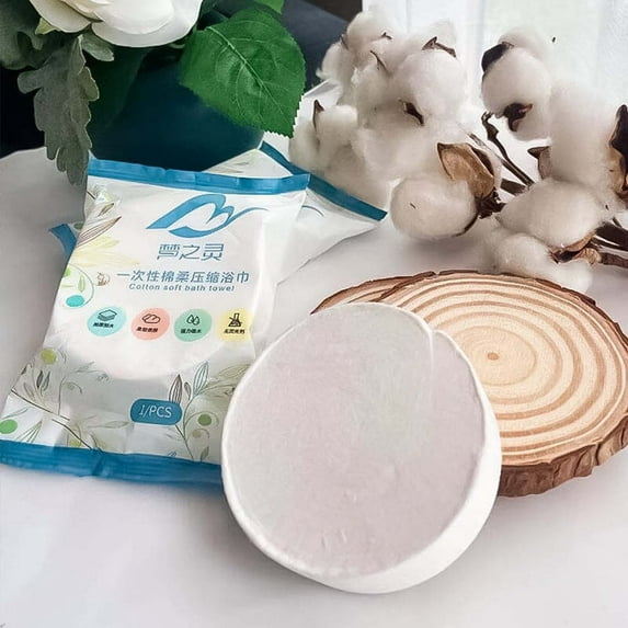 EUDIDV Soft Towel Absorbent Towel Disposable Compressed Bath Towel, Cotton Thickened Face Wash Towel, Portable Travel Hotel Shower Towel Large Towel