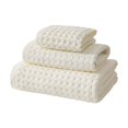 thumbnail image 1 of EUDIDV Soft Towel;Cotton Waffles Set Towel Skin Friendly Gift Waffles Towel Bath Towel Squares Towel Cotton 3 Piece Set;Towels for Bathroom, 1 of 6