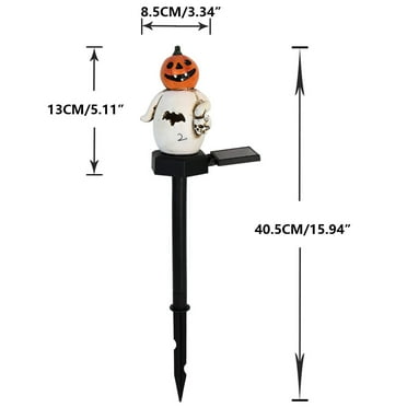 EUDIDV Solar Lantern Ghost Pumpkin Energy Solar Decor Outdoor Halloween Decorations Lights Solar Garden Lights Stake Solar Lantern Lights Patio Decorative Lights Haunted House Lights