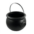 thumbnail image 1 of EUDIDV Spooky Candy Tote Halloween Witch Pot Plastic Bucket Black Cauldron Halloween Candy Bucket Candy Rack Pot Bucket Decorations Jack-O'-Lantern Candy Bags, 1 of 7