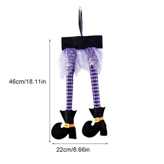 EUDIDV Spooky Halloween Ornaments Halloween Witch Ornaments Tree Climbing Ghost Witch Leg Props Garden Haunted House Decoration Creepy Halloween Props