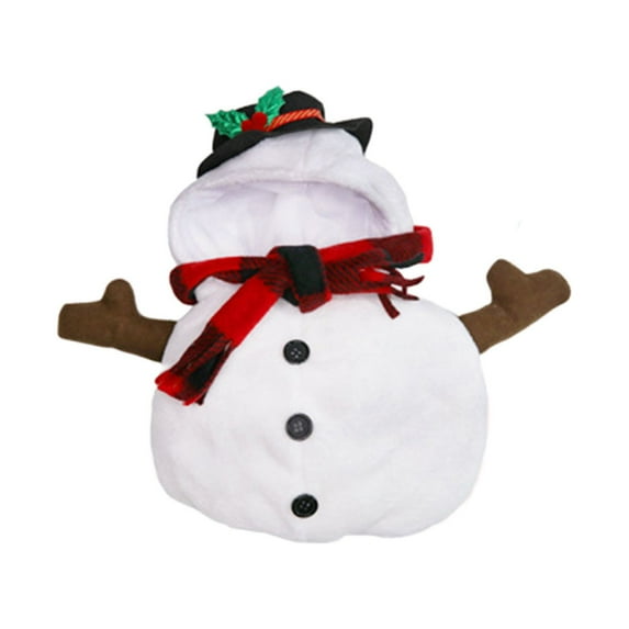 EUDIDV Spooky Ornaments Christmas Pet Costumes Christmas Snowman Halloween Day Costumes Spooky Transformation Dog Clothes Cats Pet Costumes Creepy Props