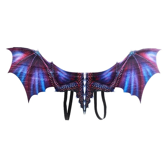 EUDIDV Spooky Ornaments Halloween Dinosaur Costume Role Play Wing Accessories Decoration Creepy Props