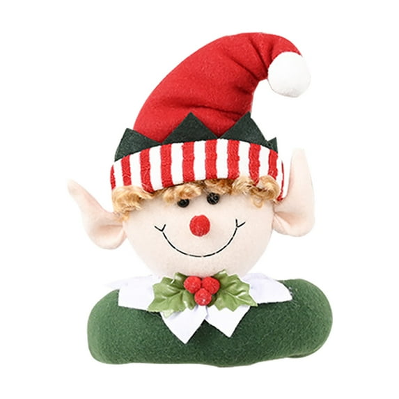 EUDIDV Stylish Drape Christmas Curtain Button Doll Decoration Curtain Buckle 2pc Classic Curtains