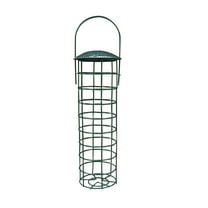 EUDIDV Suet Bird Feeder Bird Metal Feeder Hanging Feeders Viewing Window For Garden Yard Decoratio Avian Feast Station