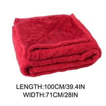 EUDIDV Thermal Blanket 71CMX100CM Flannel Blanket Thermal Insulation Blanket Cotton Flannel Comfort Blanket Soft Blanket