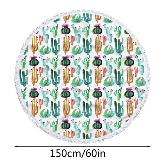 EUDIDV Towel - Quick Dry Round Printed Microfiber Beach Towel Super Lightweight Colorful Bath Towel Sandproof Beach Blanket Beach Mat Multi-Purpose Towel For Travel Swimming Pool Beach Towel