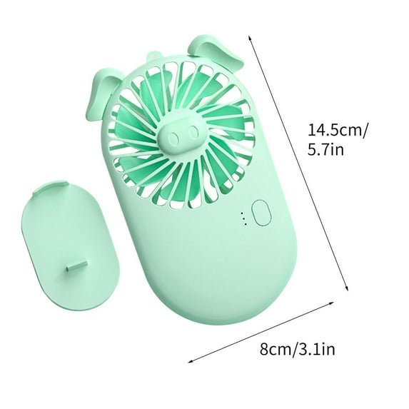 EUDIDV USB Fan Portable Mini Portable Small Fan Quiet Rechargeable Office Desktop Fan Mini Fan Portable