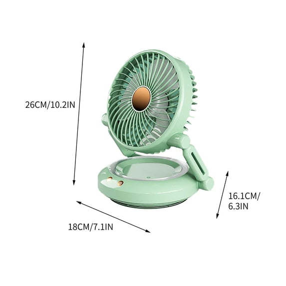 EUDIDV USB Fan Portable New Fan Portable Folding Outdoor Camping Student Desktop USB Mini Fan Mini Fan Portable