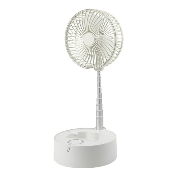 EUDIDV USB Fan Portable Portable Fan Rechargeable, Stand & Table Fan Folding Telescopic & Adjstable Height & LED Lighting With 3 Speeds Quiet For Office Home Outdoor Camping Mini Fan Portable