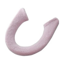 EUDIDV Warmer Button Toilet Cover Household Winter Thick Plush Toilet Mat Toilet Cover Four Seasons Universal Plush Toilet Ring Pad Washable Toilet Seat