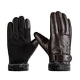 thumbnail image 1 of EUDIDV Winter Gloves Warm Gloves Gloves Plush Male Split Finger Warm Riding Gloves Thickened Windproof Outdoor Winter Plush Gloves Insulated Gloves, 1 of 7