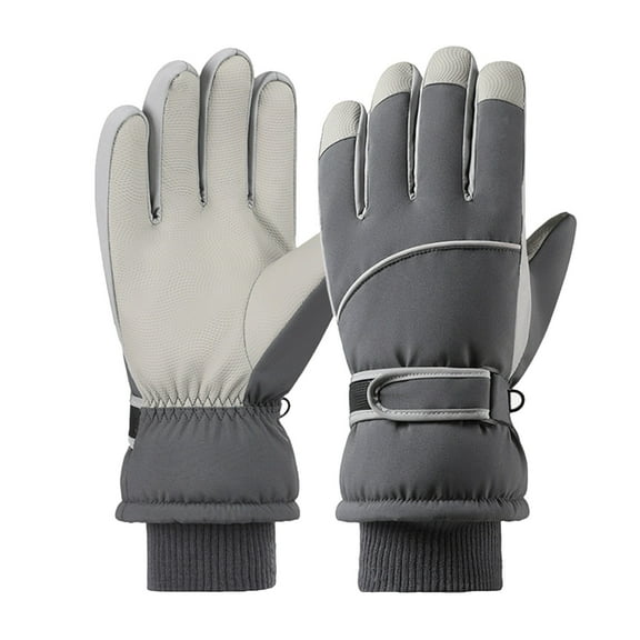 EUDIDV Winter Gloves Warm Gloves Ski Gloves Winter Outdoor Cycling Nonslip Plus Velvet Thick Windproof Warm Gloves No Water No Need To Take Off The Gloves For Using Mobile Phones Insulated Gloves