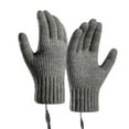 thumbnail image 1 of EUDIDV Winter Gloves Warm Gloves USB Heating Wool Knitted Gloves Heating Charging Plus Velvet Thickened Outdoor Cold Protection Warm Insulated Gloves, 1 of 5