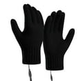 thumbnail image 1 of EUDIDV Winter Gloves Warm Gloves USB Heating Wool Knitted Gloves Heating Charging Plus Velvet Thickened Outdoor Cold Protection Warm Insulated Gloves, 1 of 5