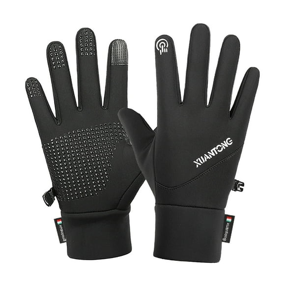 EUDIDV Winter Gloves Warm Gloves Winter Thickened Warmth And Velvet Non-slip Outdoor Ski Gloves Insulated Gloves