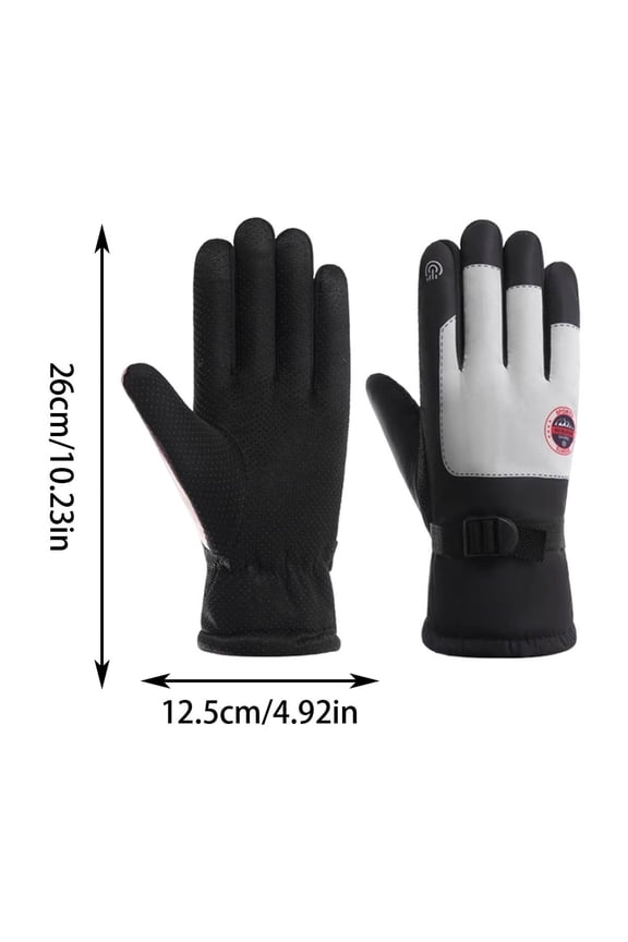 Winter Gloves Warm Gloves Winter Gloves Multicolor Snow Gloves For Skiing Lining Thermal Warm Feel Screen Suit For Running Cycling Hiking Insulated Gloves