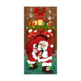 thumbnail image 1 of EUDIDV Xmas Decor Christmas Front Door Decoration New Printed Santa Door Merry Christmas Indoor Outdoor Front Door Party Supplies Festive Supplies Indoor, 1 of 1