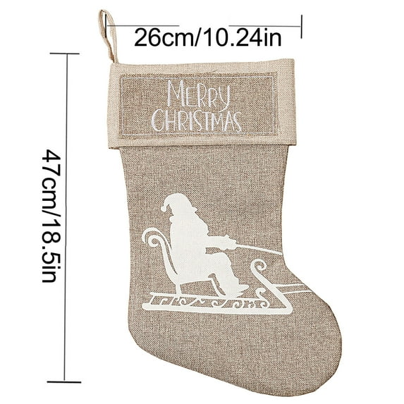 EUDIDV Xmas Decor Items Christmas Decorations Santa Claus Pendant Christmas Sock Gift Bag Christmas Tree Candy Bag Holiday Decorations