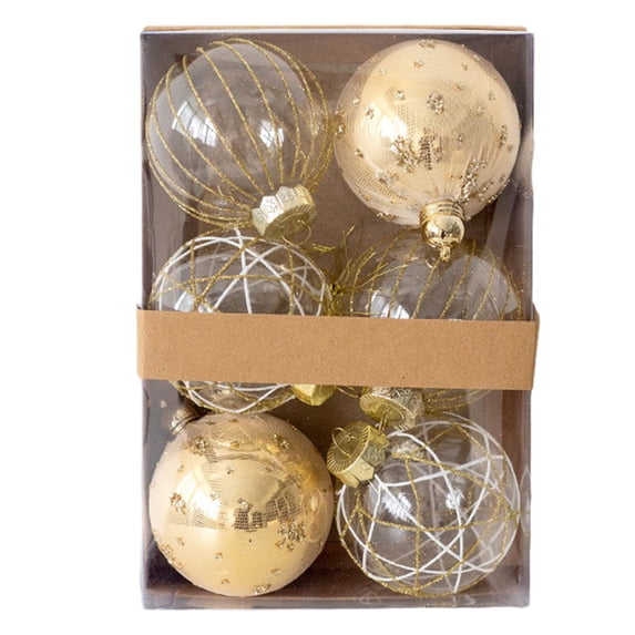 EUDIDV Xmas Decor Items Christmas Tree Ornament, Christmas Ball Decoration Set 3.14 Inch Christmas Ball Shatterproof Hanging Tree Ornament Set Christmas Ornaments