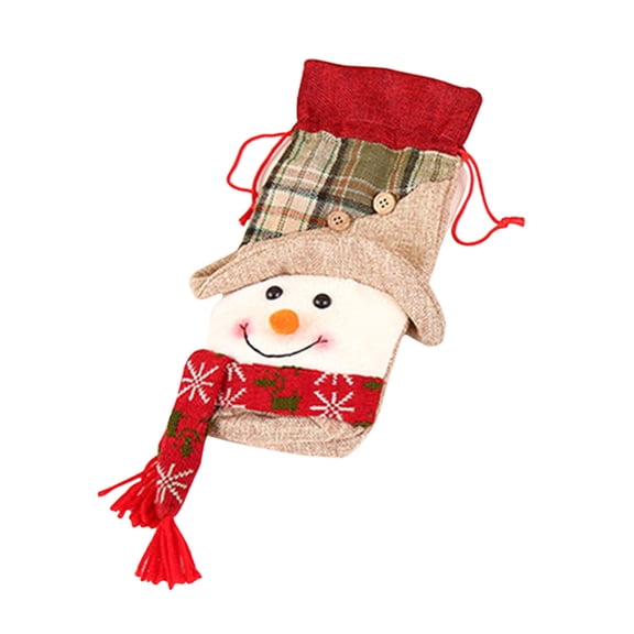 EUDIDV Xmas Decor Items New Christmas Decoration Old Man Doll Wine Bottle Cover Christmas Decorations Holiday Decorations