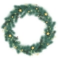 thumbnail image 1 of EUDIDV Xmas Decor Items New Christmas Wreath Stickers Santa Claus Glass Window Wall Decoration Wall Stickers Holiday Decorations, 1 of 3