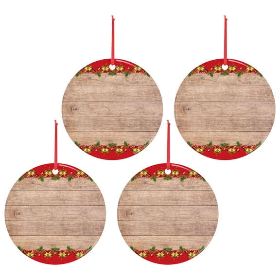 EUDIDV Xmas Decor Items Personalize Shaped Embellishments Hanging Ornaments For Christmas Decoration Holiday Decorations